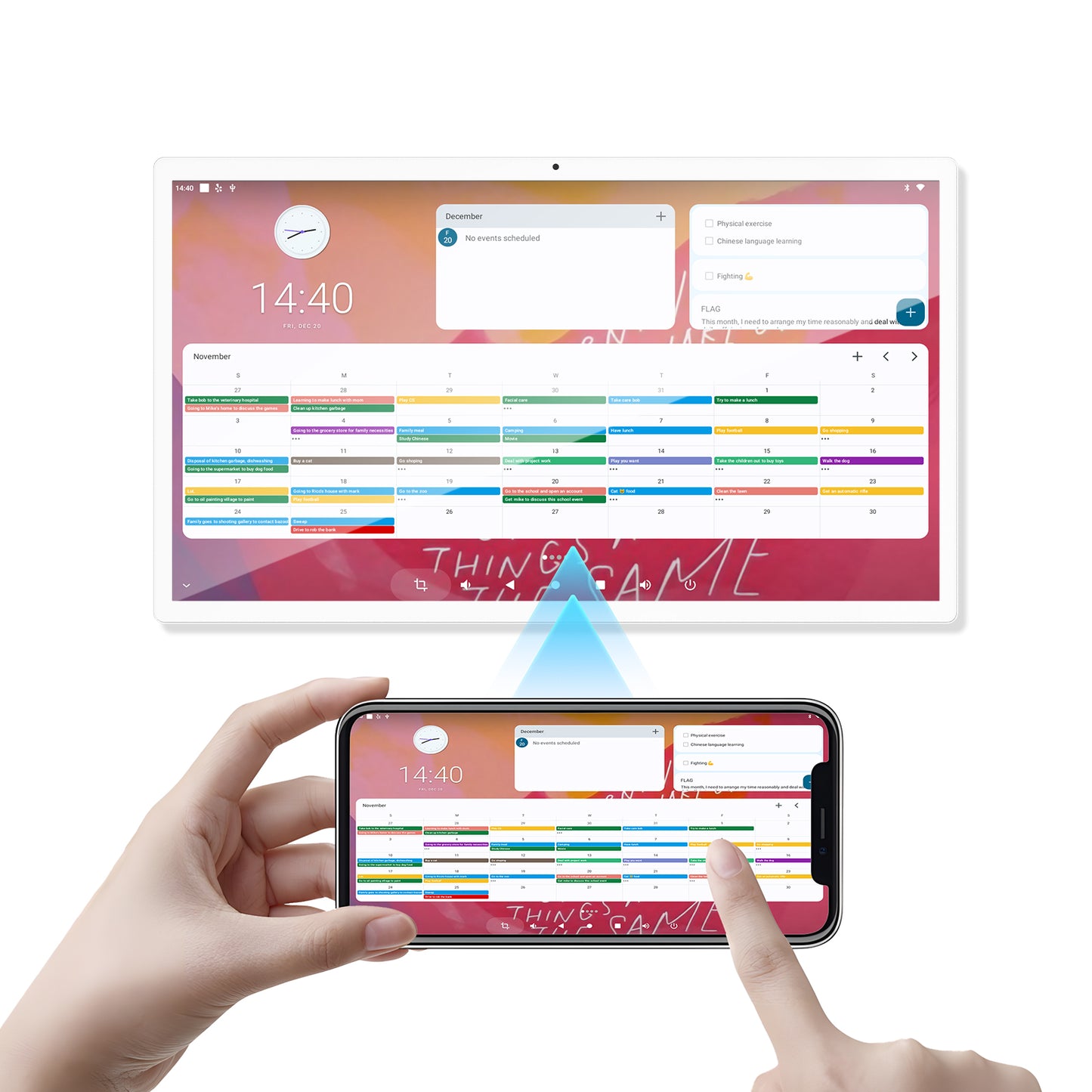 21.5'' Digital Calendar with Touchscreen