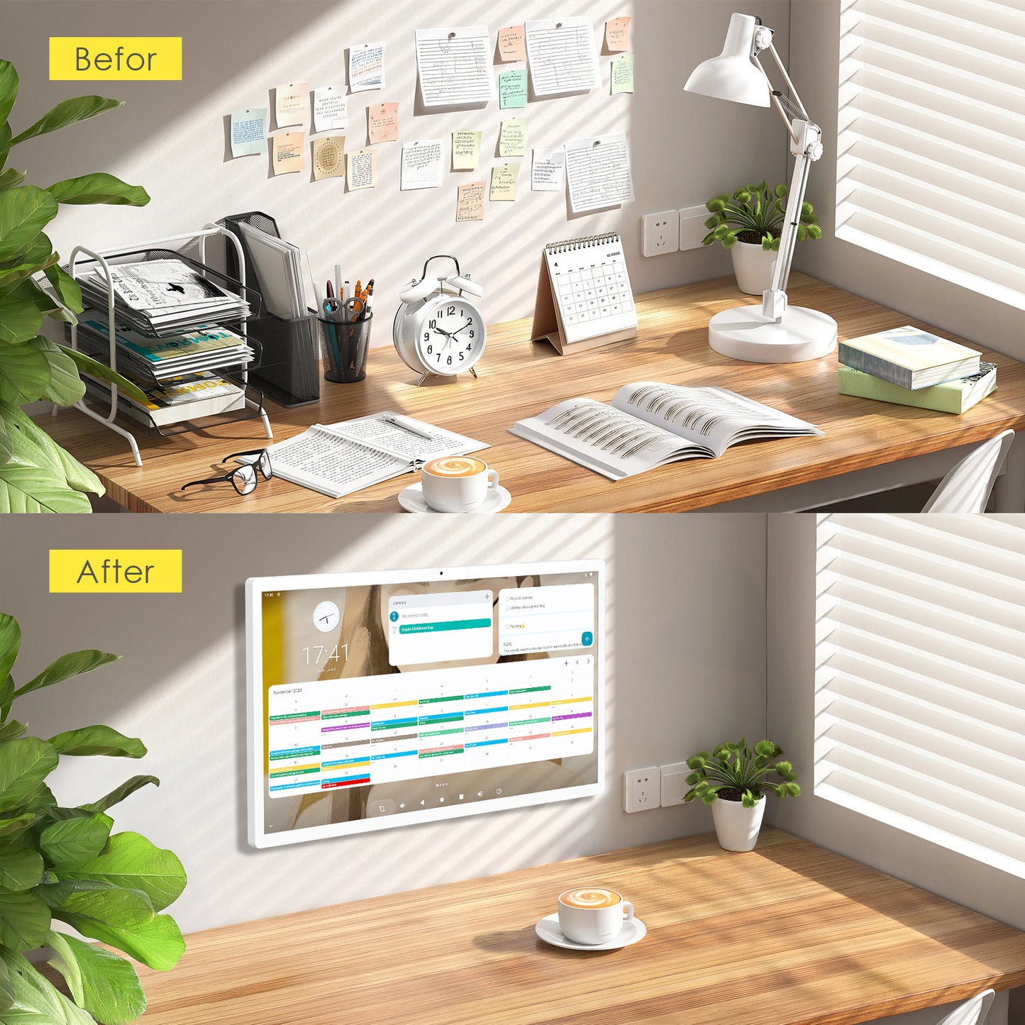 21.5'' Digital Calendar with Touchscreen