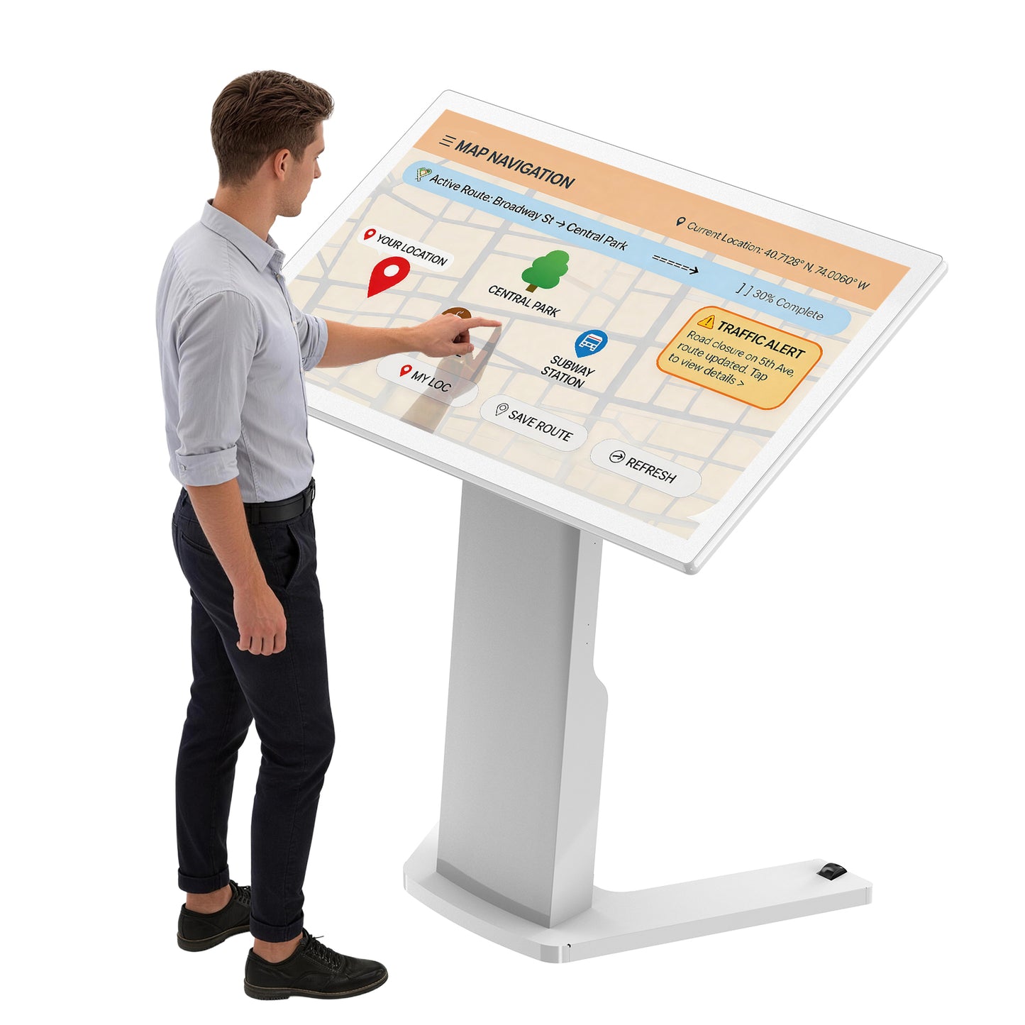 21.5 32 43" Touch-screen Self Service Kiosk