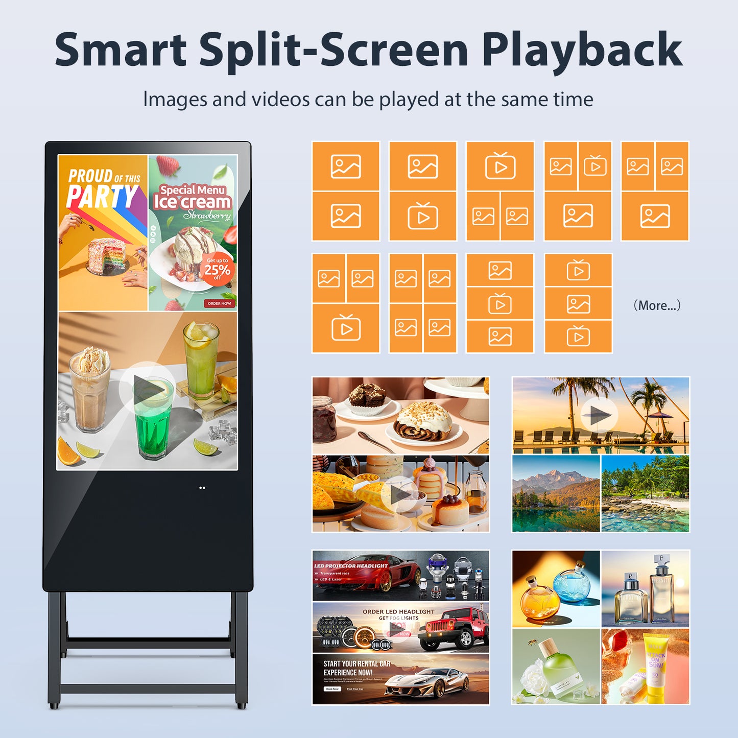 32'' Portable LCD Digital Signage