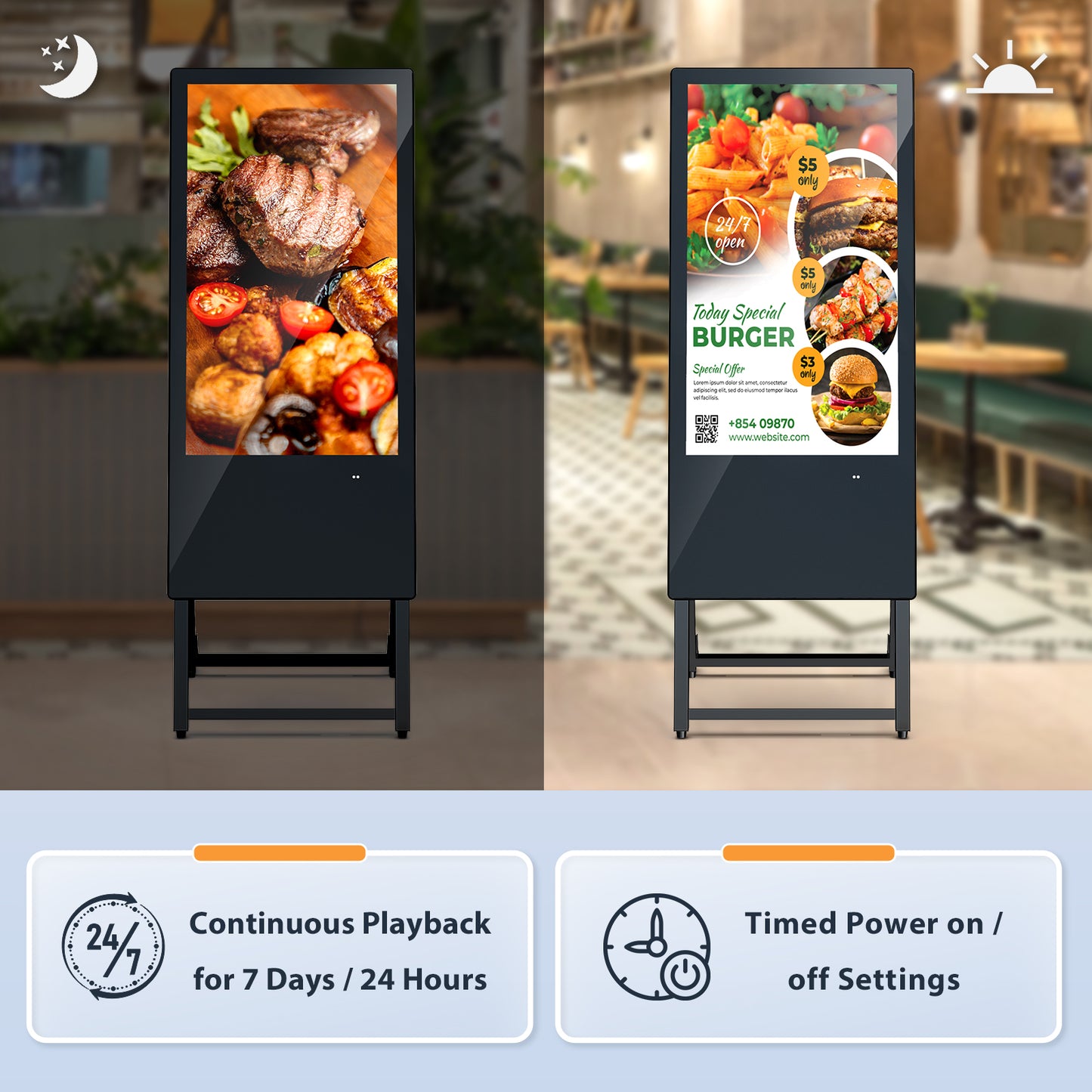 32'' Portable LCD Digital Signage