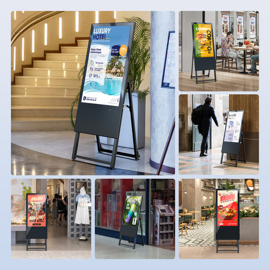 32'' Portable LCD Digital Signage (non- touch screen)