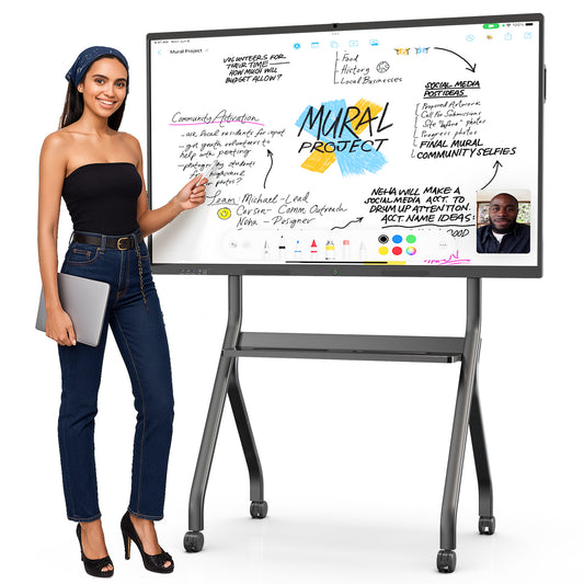 4K UHD All-in-one Smart Board for Classroom Home Office Studio
