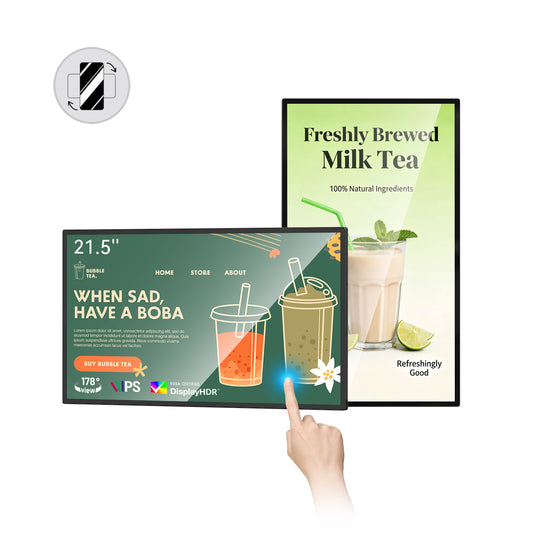 21.5 32 43" Touch Screen Digital Signage  (Wall Mount Included)
