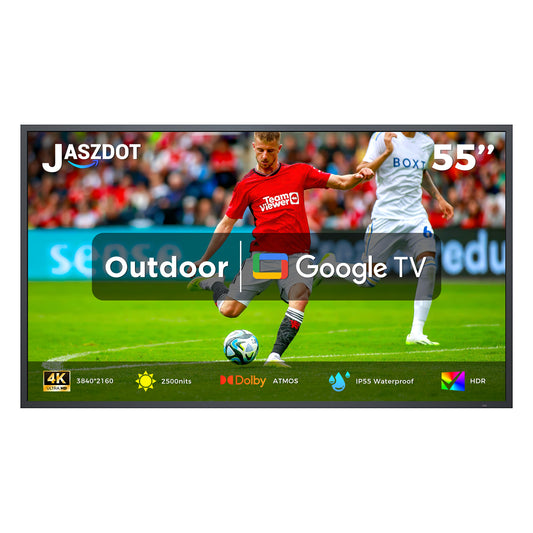 55 65" 2500 Nits 4K UHD IP55 Weatherproof Google Outdoor TV