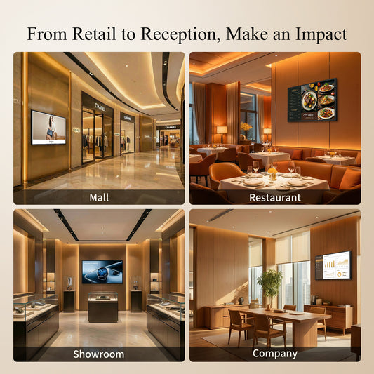 21.5 32 43" Touch Screen Digital Signage  (Wall Mount Included)