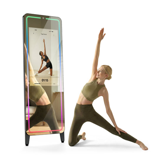 32" HD Smart Gym Mirror with Touchscreen