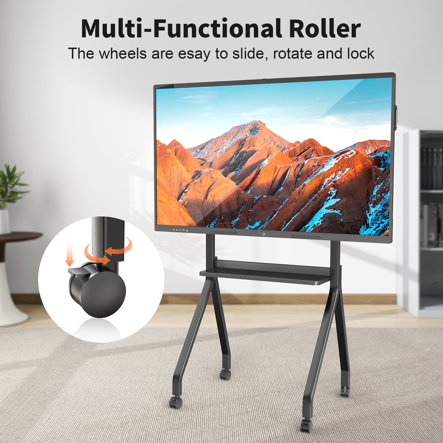 4K UHD All-in-one Smart Board for Classroom Home Office Studio (Wall Mount Included)