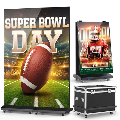 80" Seamless Splicing Foldable P1.86 LED Poster