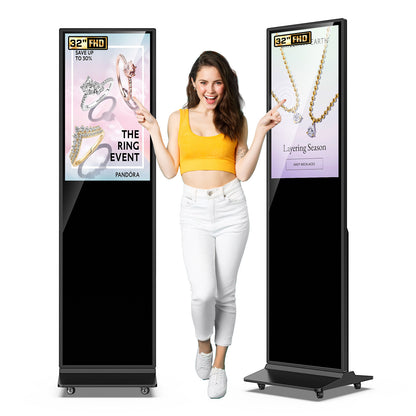 32 43 49 55 65" Indoor LCD digital signage (Black)