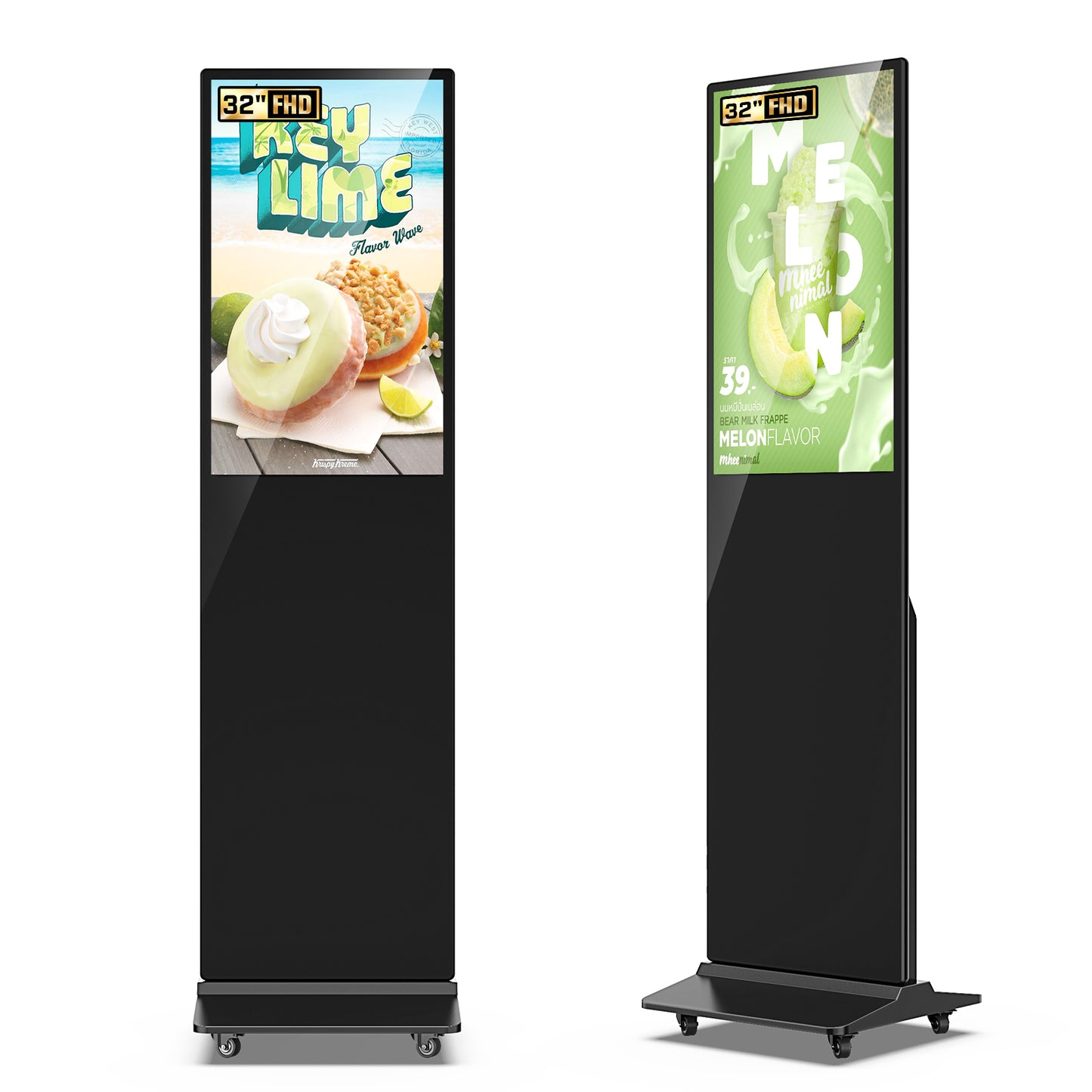 32 43 49 55 65" Indoor LCD digital signage (Black)