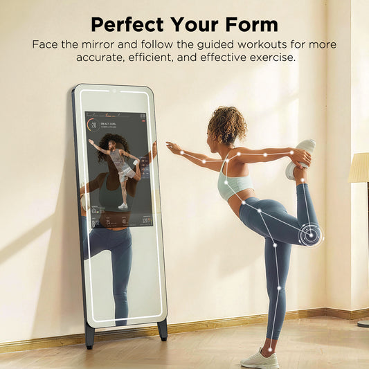 32" HD Smart Gym Mirror with Touchscreen