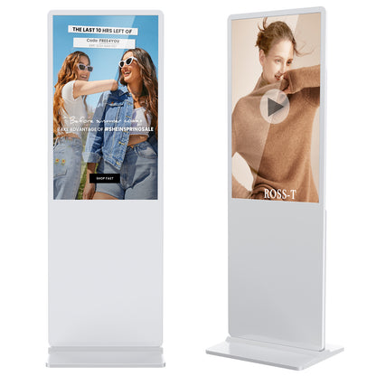 32 43 49 55 65" Indoor LCD digital signage (White)