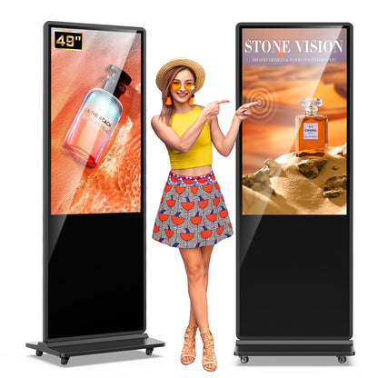 32 43 49 55 65" Indoor LCD digital signage (Black)