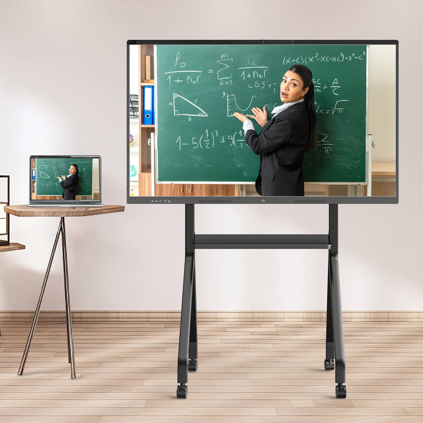 4K UHD All-in-one Smart Board for Classroom Home Office Studio (Wall Mount Included)