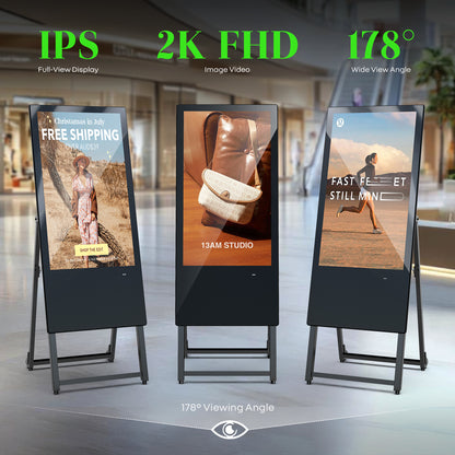 32'' Portable LCD Digital Signage (non- touch screen)
