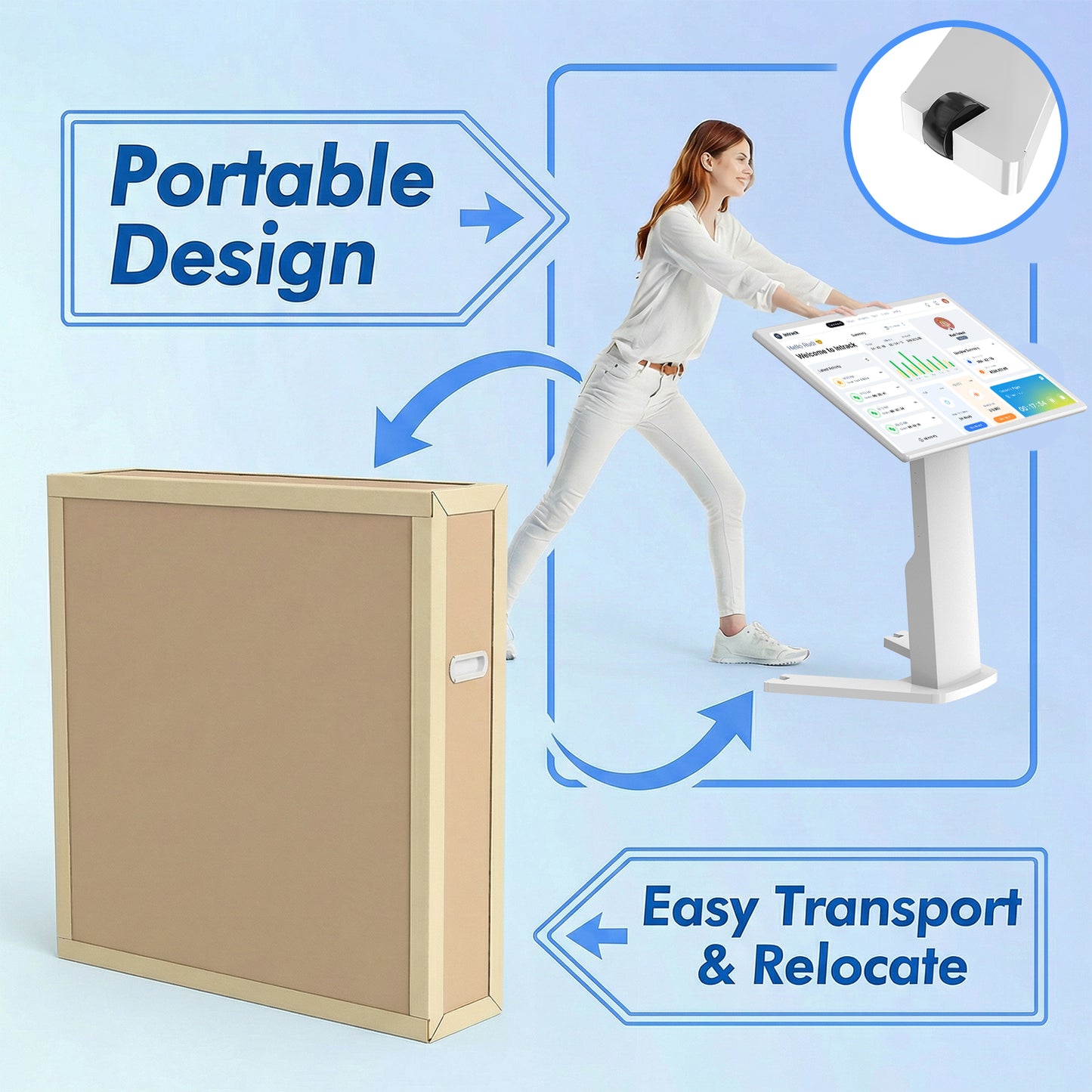 21.5 32 43" Touch-screen Self Service Kiosk