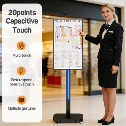 32" Rotating LCD Digital Signage Display (Touch & Non-touch)