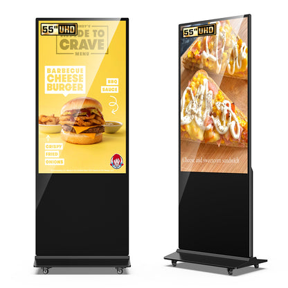 32 43 49 55 65" Indoor LCD digital signage (Black)