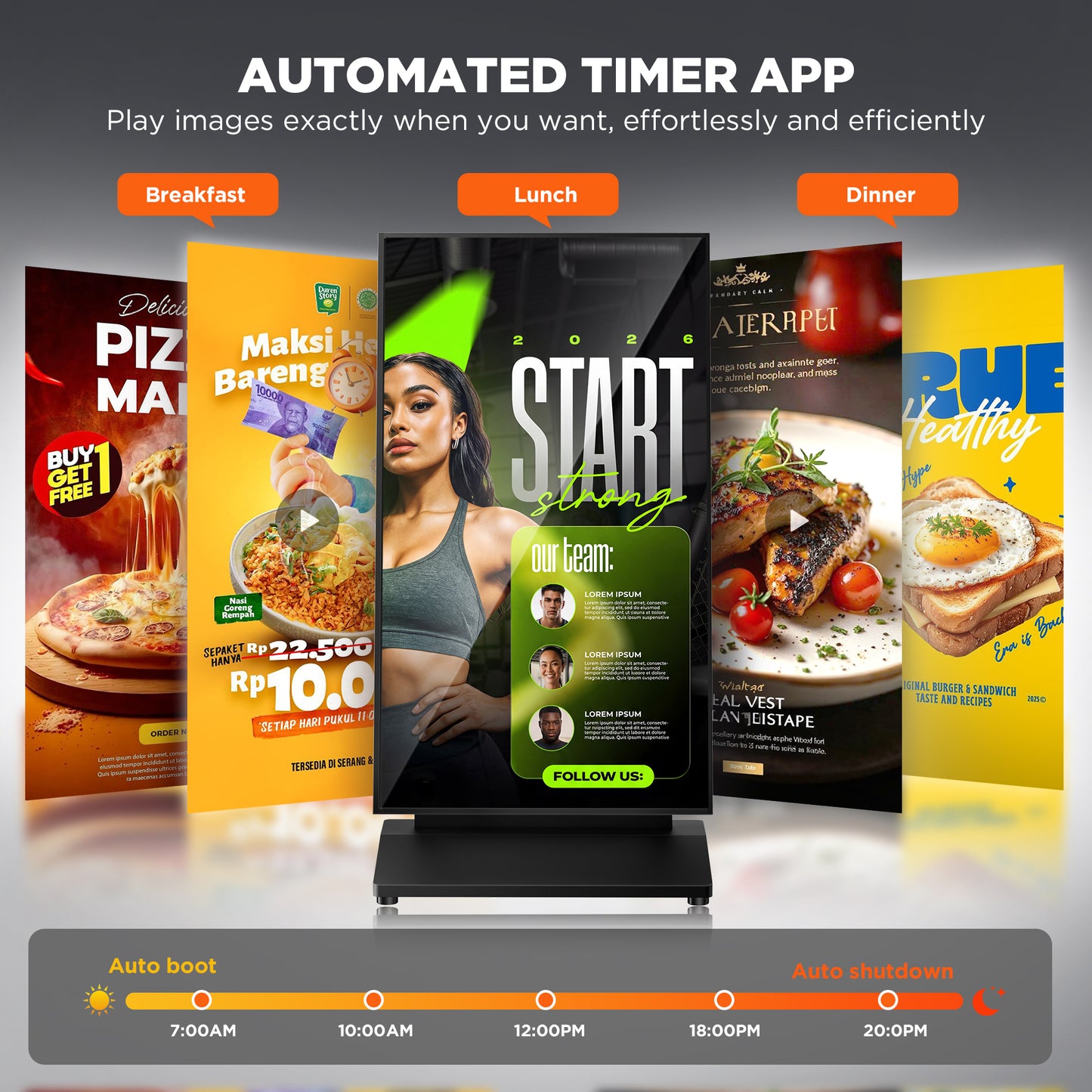 43'' Indoor LCD Digital Poster (non-touch screen)