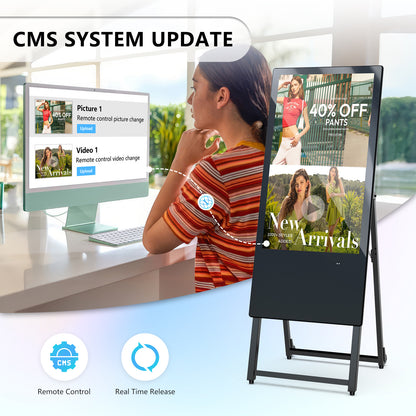 32'' Portable LCD Digital Signage (non- touch screen)