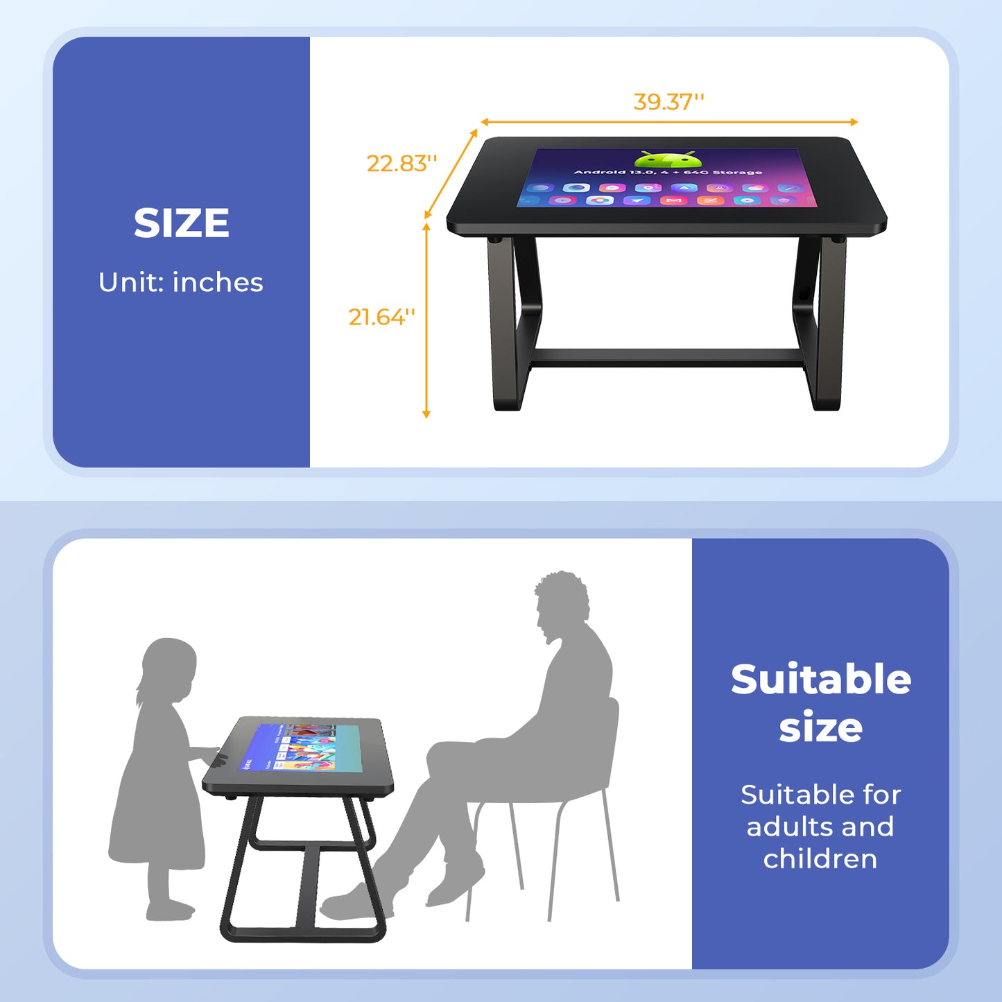 32" LCD Interactive Game Table