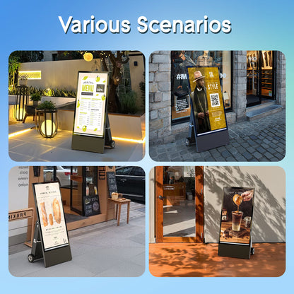 43'' Portable Outdoor Digital Signage Display with Battery (non- touch screen)
