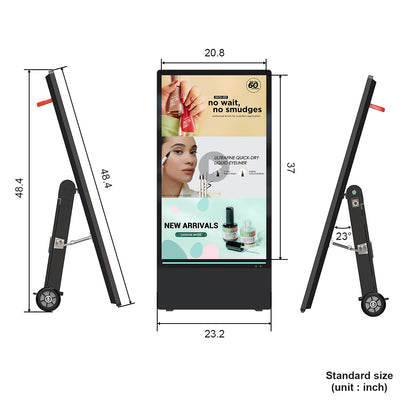 43'' Portable Outdoor Digital Signage Display with Battery (non- touch screen)