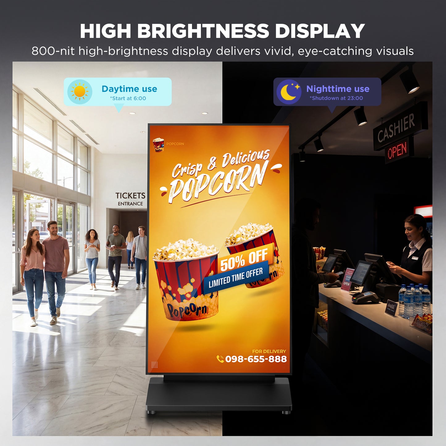 43'' Indoor LCD Digital Poster (non-touch screen)